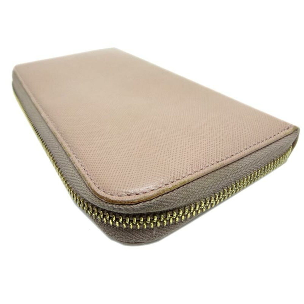 Salvatore Ferragamo Gancini Long Wallet Ladies' JL-22 B300 Leather Pink - Picture 4 of 9